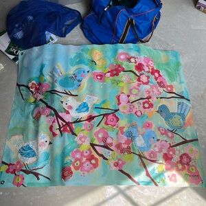 Birds in tree canvas painting